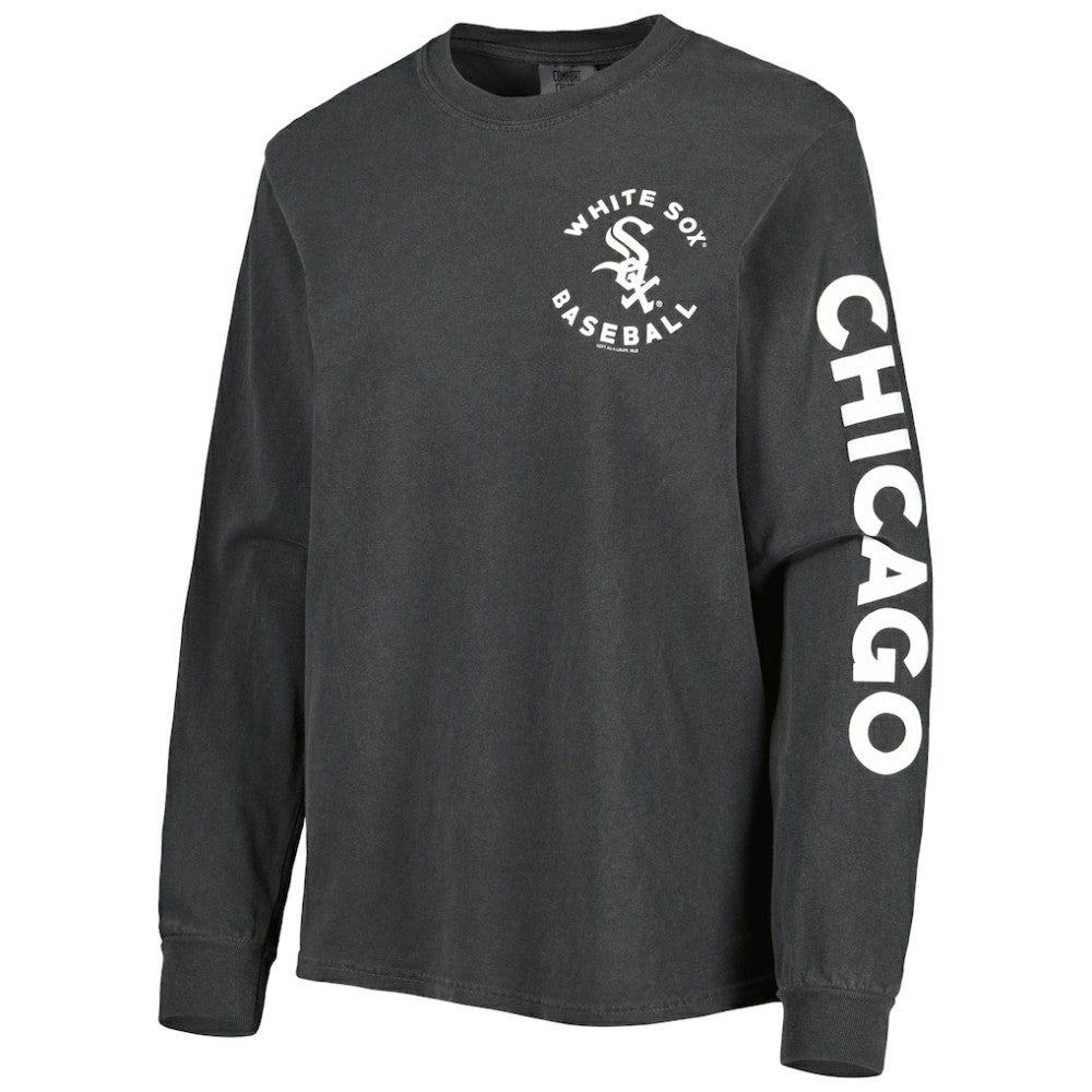 Chicago White Sox Soft as a Grape Women's Team Pigment Dye Long Sleeve T-Shirt | MLB US
