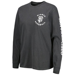 San Francisco Giants Soft as a Grape Women's Team Pigment Dye Long Sleeve T-Shirt | MLB Sale