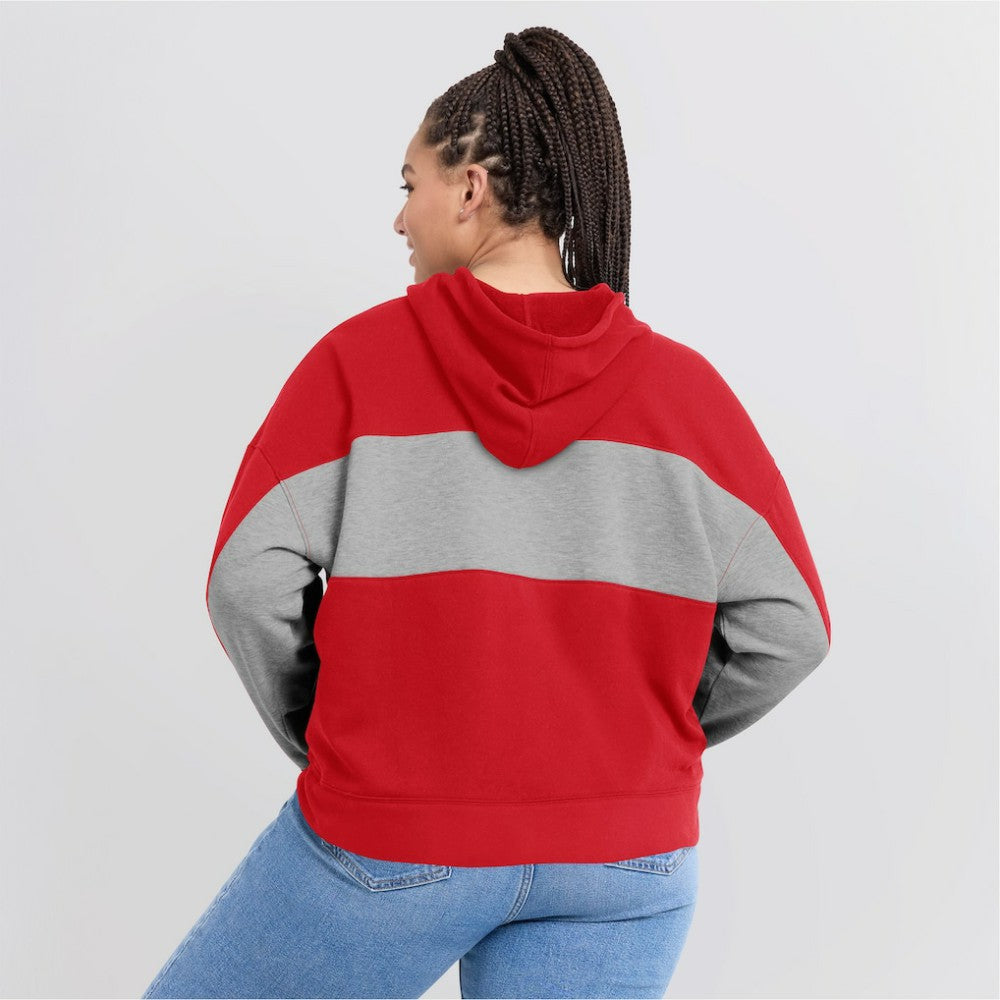 Los Angeles Angels Fanatics Women's Filled Stat Sheet Pullover Hoodie | MLB New