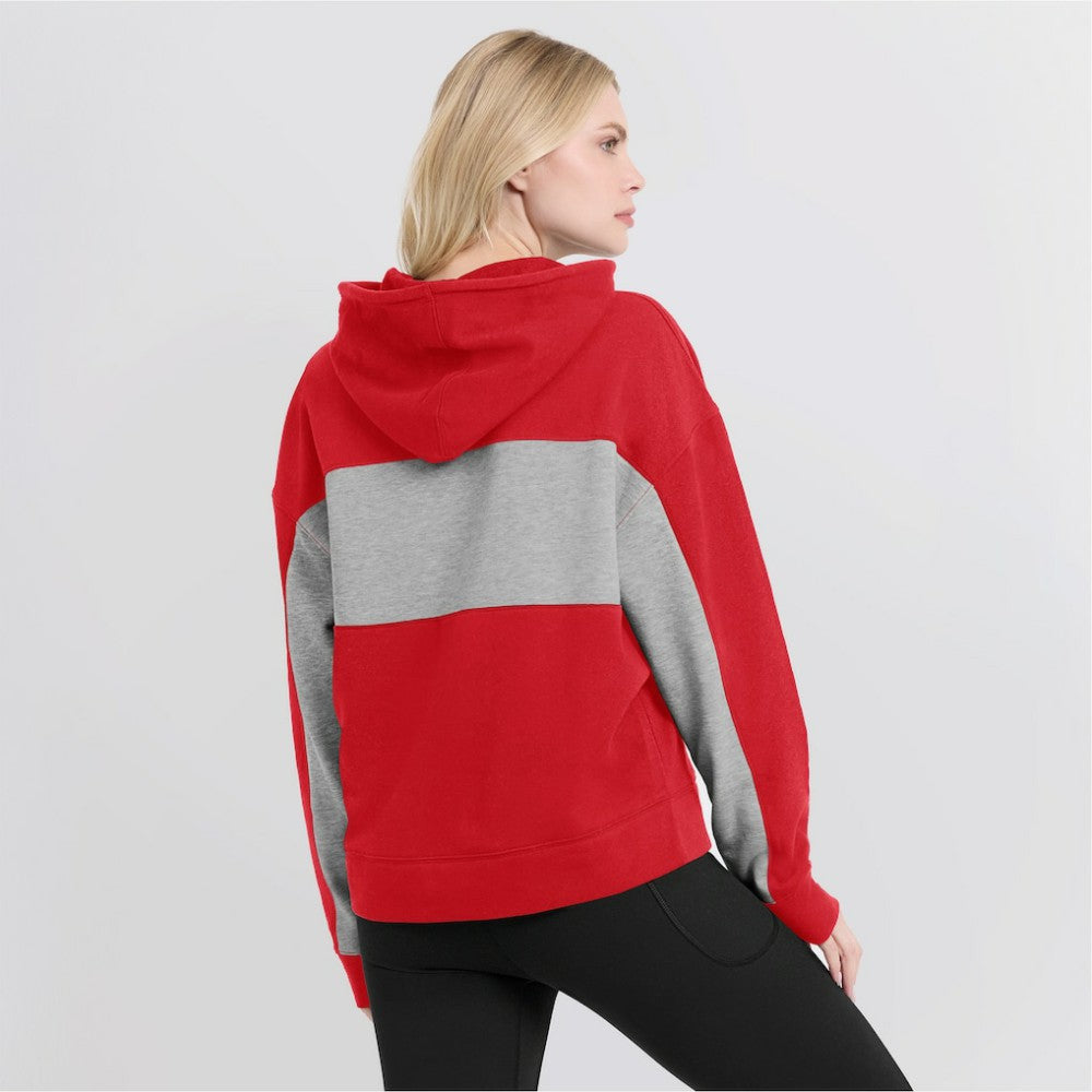 Washington Nationals Fanatics Women's Filled Stat Sheet Pullover Hoodie | MLB Shop