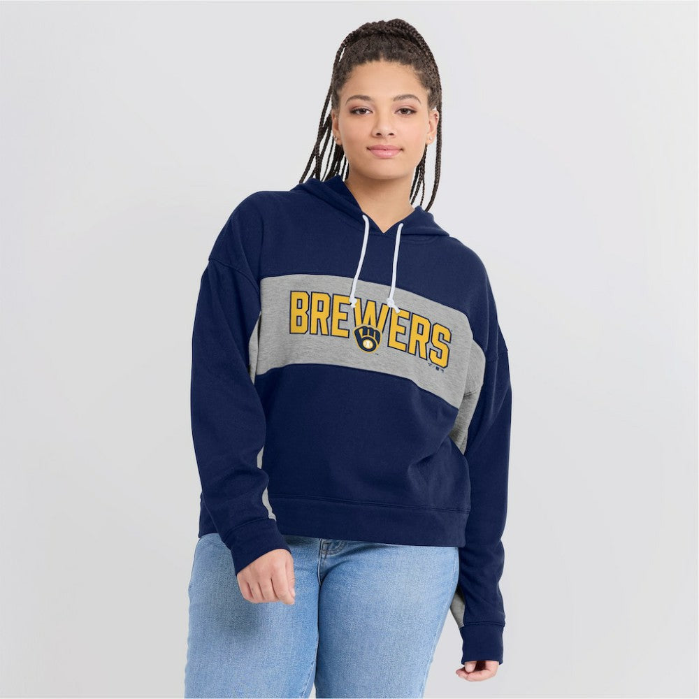 Milwaukee Brewers Fanatics Women's Filled Stat Sheet Pullover Hoodie | MLB Sale