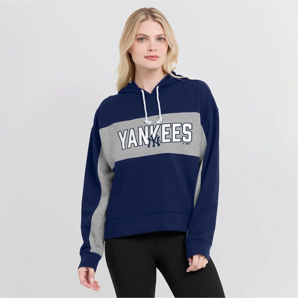 New York Yankees Fanatics Women's Filled Stat Sheet Pullover Hoodie | MLB Online