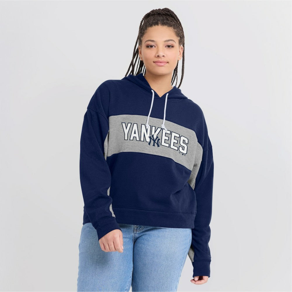 New York Yankees Fanatics Women's Filled Stat Sheet Pullover Hoodie | MLB Online
