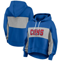 Chicago Cubs Fanatics Women's Filled Stat Sheet Pullover Hoodie | MLB Shop