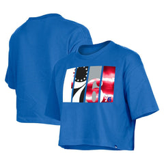 Philadelphia 76ers Women's Cropped T-Shirt Outlet