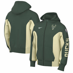 Milwaukee Bucks 2023/24 Authentic Showtime Full-Zip Hoodie Discount