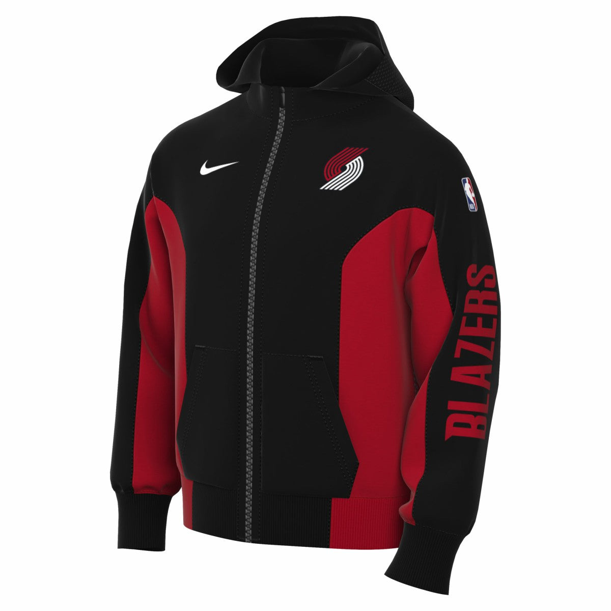 Portland Trail Blazers 2023/24 Authentic Showtime Full-Zip Hoodie For Sale