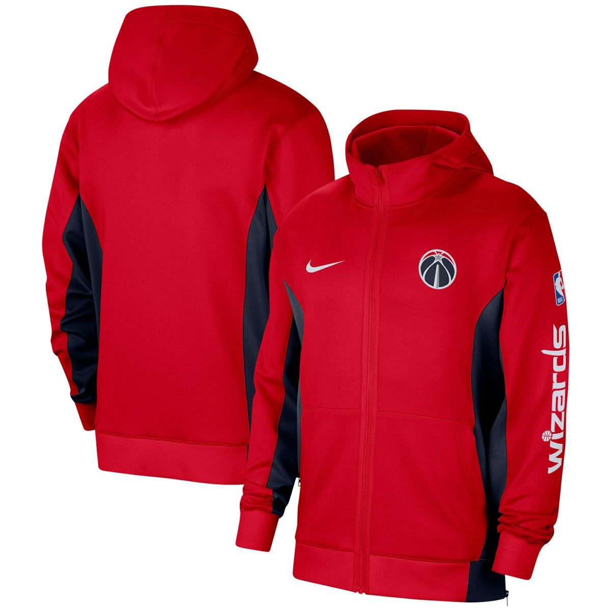 Washington Wizards 2023/24 Authentic Showtime Full-Zip Hoodie On Sale
