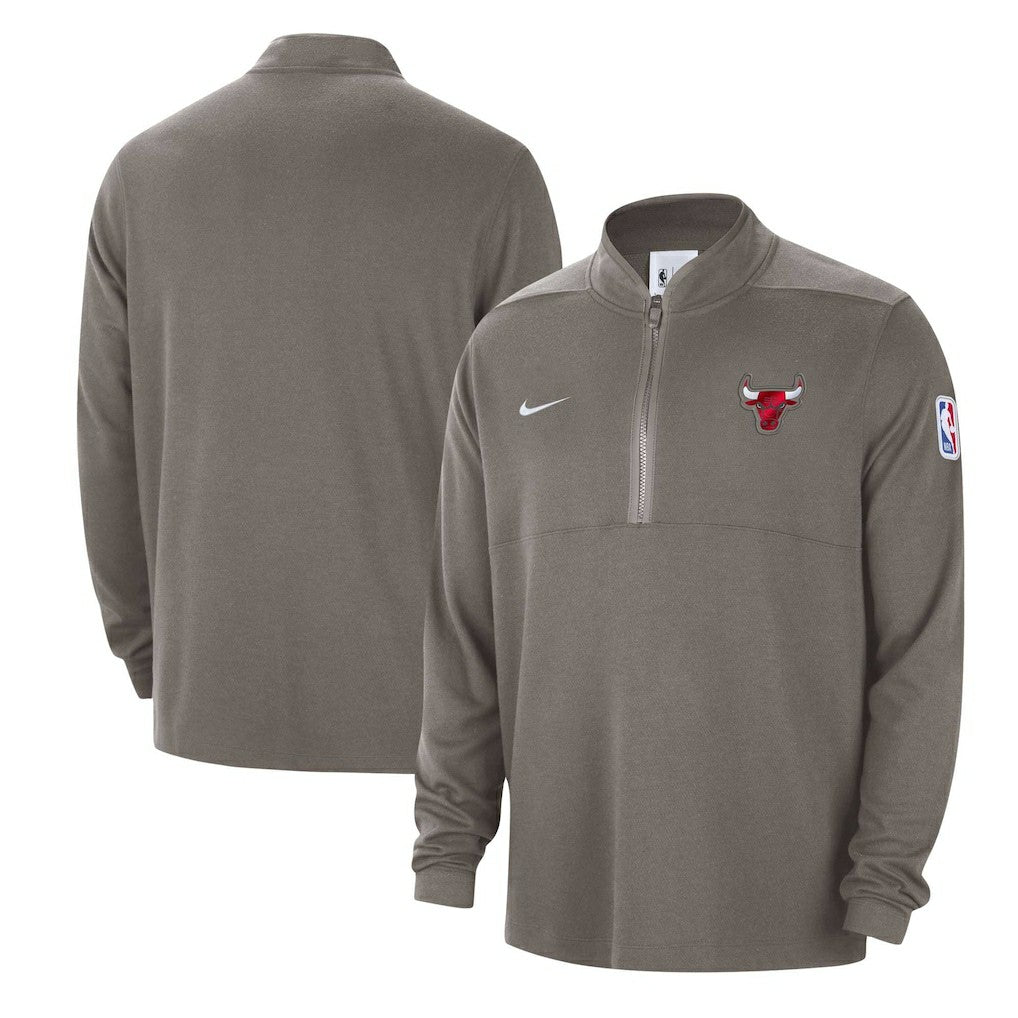 Chicago Bulls Authentic Performance Half-Zip Jacket On Sale