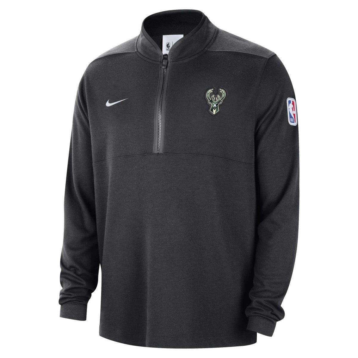 Milwaukee Bucks Authentic Performance Half-Zip Jacket On Sale