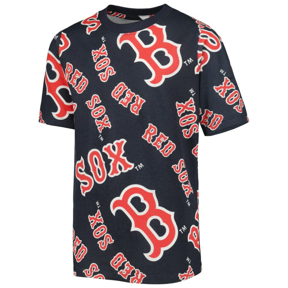 Boston Red Sox Stitches Youth Allover Team T-Shirt | MLB Online