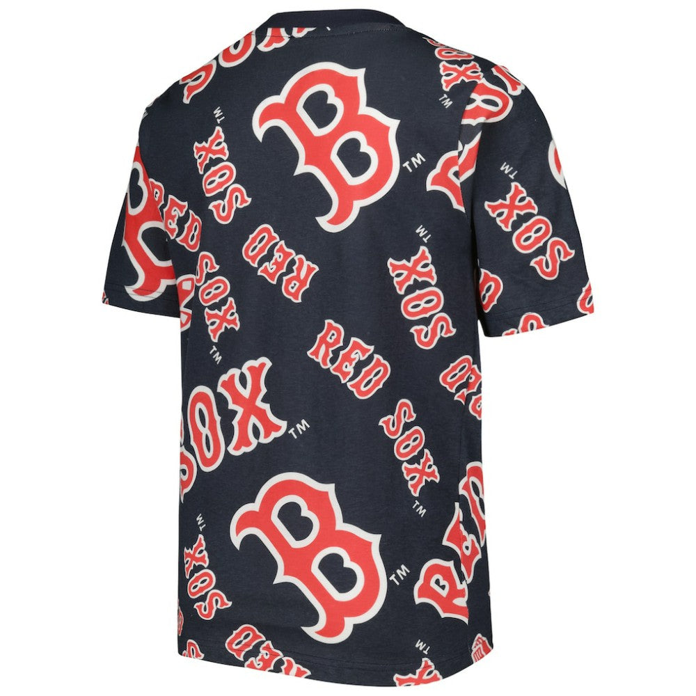 Boston Red Sox Stitches Youth Allover Team T-Shirt | MLB Online
