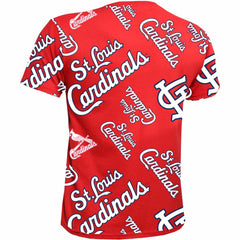 St. Louis Cardinals Stitches Youth Allover Team T-Shirt | MLB On Sale