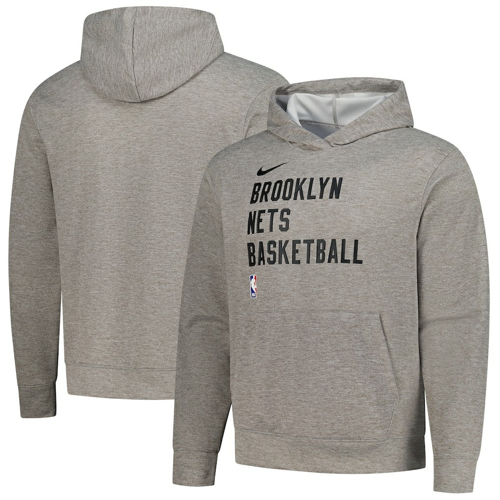 Brooklyn Nets Unisex 2023/24 Performance Spotlight On-Court Practice Pullover Hoodie New