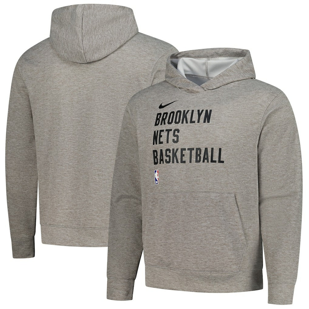 Brooklyn Nets Unisex 2023/24 Performance Spotlight On-Court Practice Pullover Hoodie New