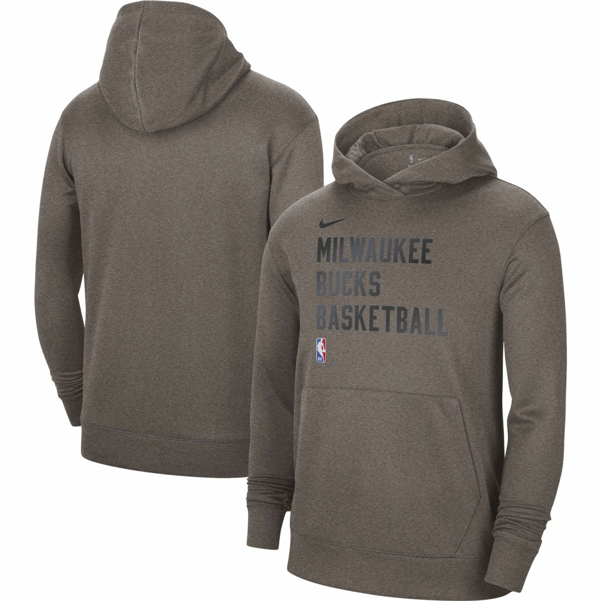 Milwaukee Bucks Unisex 2023/24 Performance Spotlight On-Court Practice Pullover Hoodie For Sale