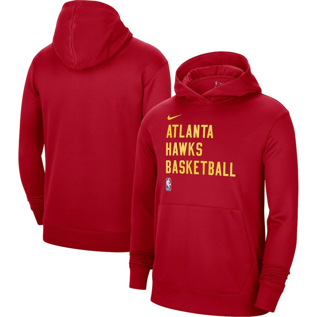 Atlanta Hawks Unisex 2023/24 Performance Spotlight On-Court Practice Pullover Hoodie New