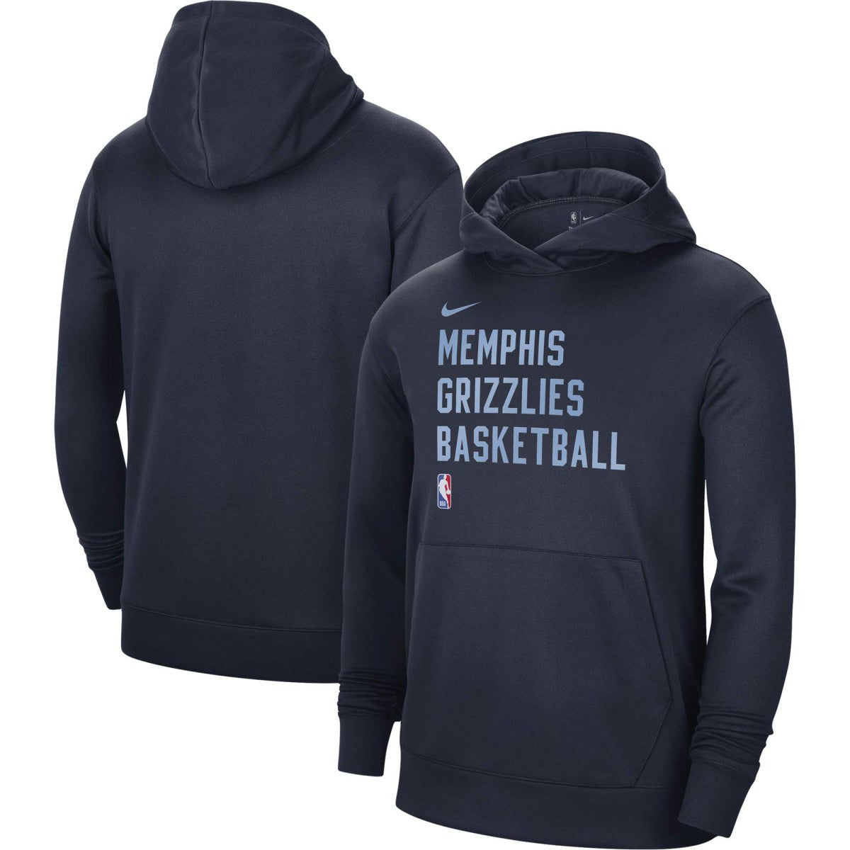 Memphis Grizzlies Unisex 2023/24 Performance Spotlight On-Court Practice Pullover Hoodie New