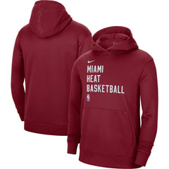 Miami Heat Unisex 2023/24 Performance Spotlight On-Court Practice Pullover Hoodie Discount