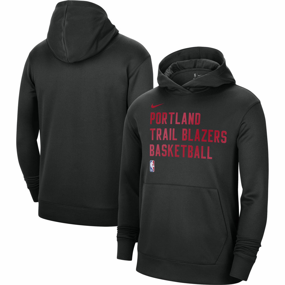 Portland Trail Blazers Unisex 2023/24 Performance Spotlight On-Court Practice Pullover Hoodie Discount