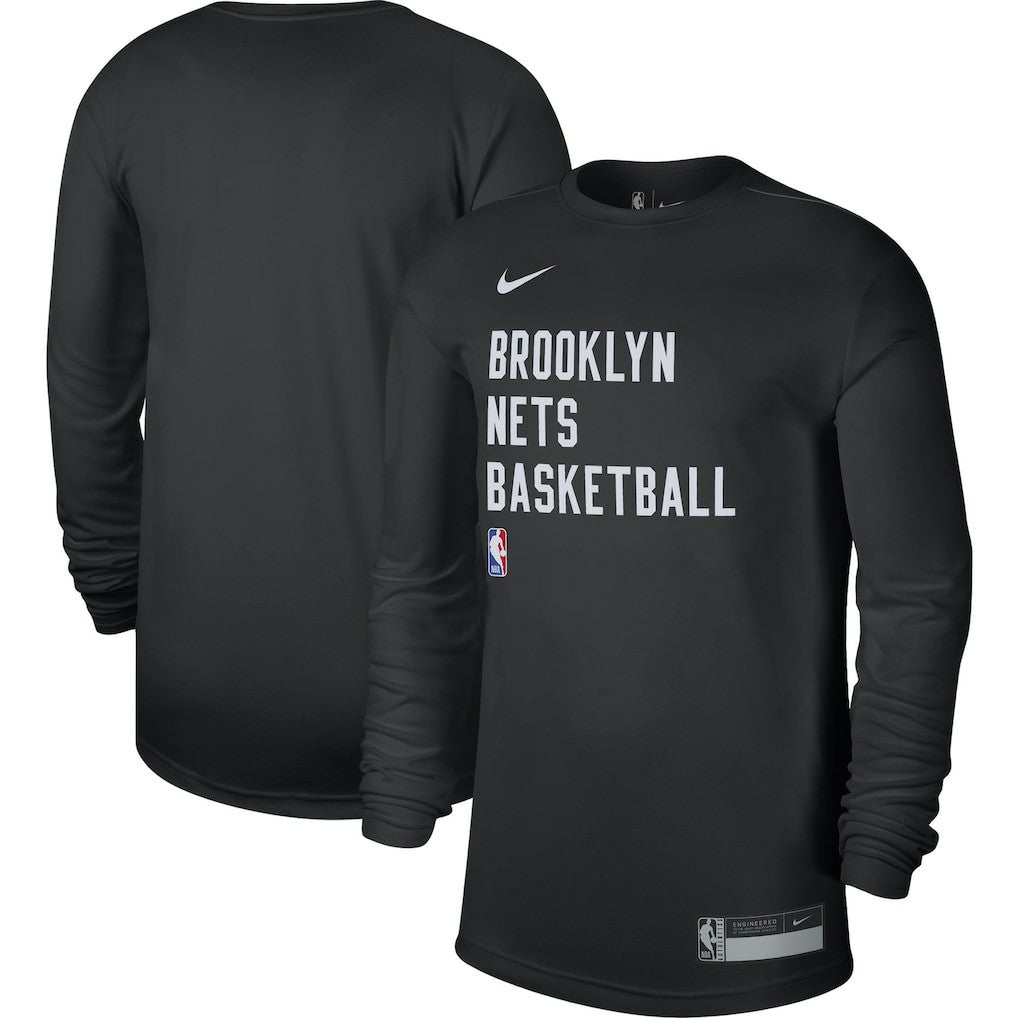 Brooklyn Nets Unisex 2023/24 Legend On-Court Practice Long Sleeve T-Shirt Online