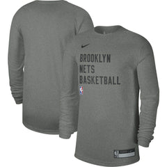 Brooklyn Nets Unisex 2023/24 Legend On-Court Practice Long Sleeve T-Shirt New