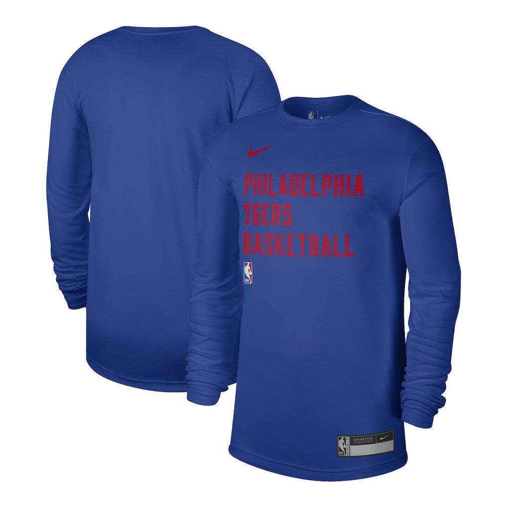 Philadelphia 76ers Unisex 2023/24 Legend On-Court Practice Long Sleeve T-Shirt Discount