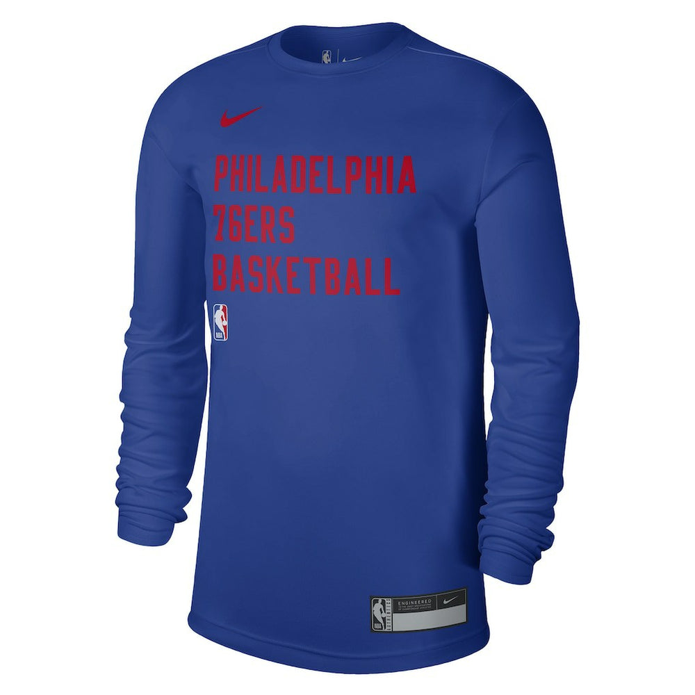 Philadelphia 76ers Unisex 2023/24 Legend On-Court Practice Long Sleeve T-Shirt Discount
