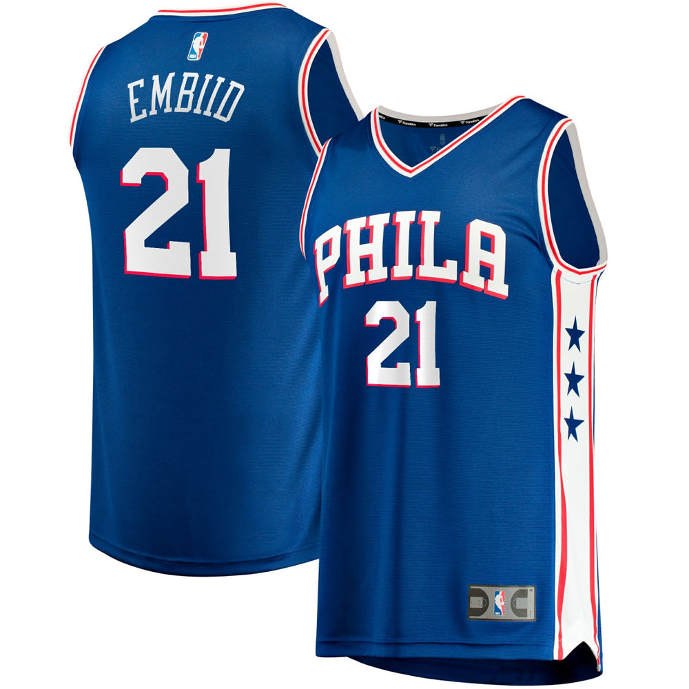 Joel Embiid Philadelphia 76ers Big & Tall Fast Break Player Jersey On Sale