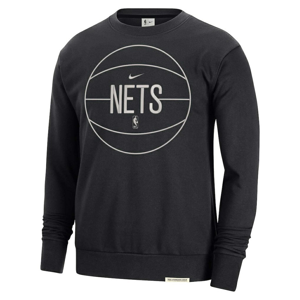 Brooklyn Nets 2023/24 Authentic Standard Issue Travel Performance Pullover Sweatshirt Online