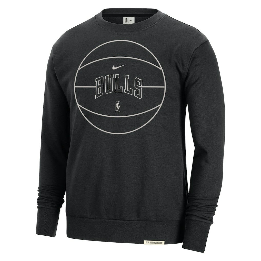 Chicago Bulls 2023/24 Authentic Standard Issue Travel Performance Pullover Sweatshirt For Sale