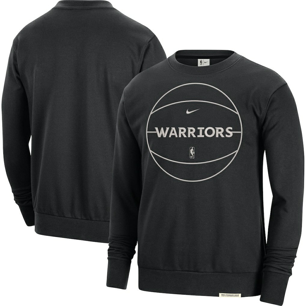 Golden State Warriors 2023/24 Authentic Standard Issue Travel Performance Pullover Sweatshirt sale New