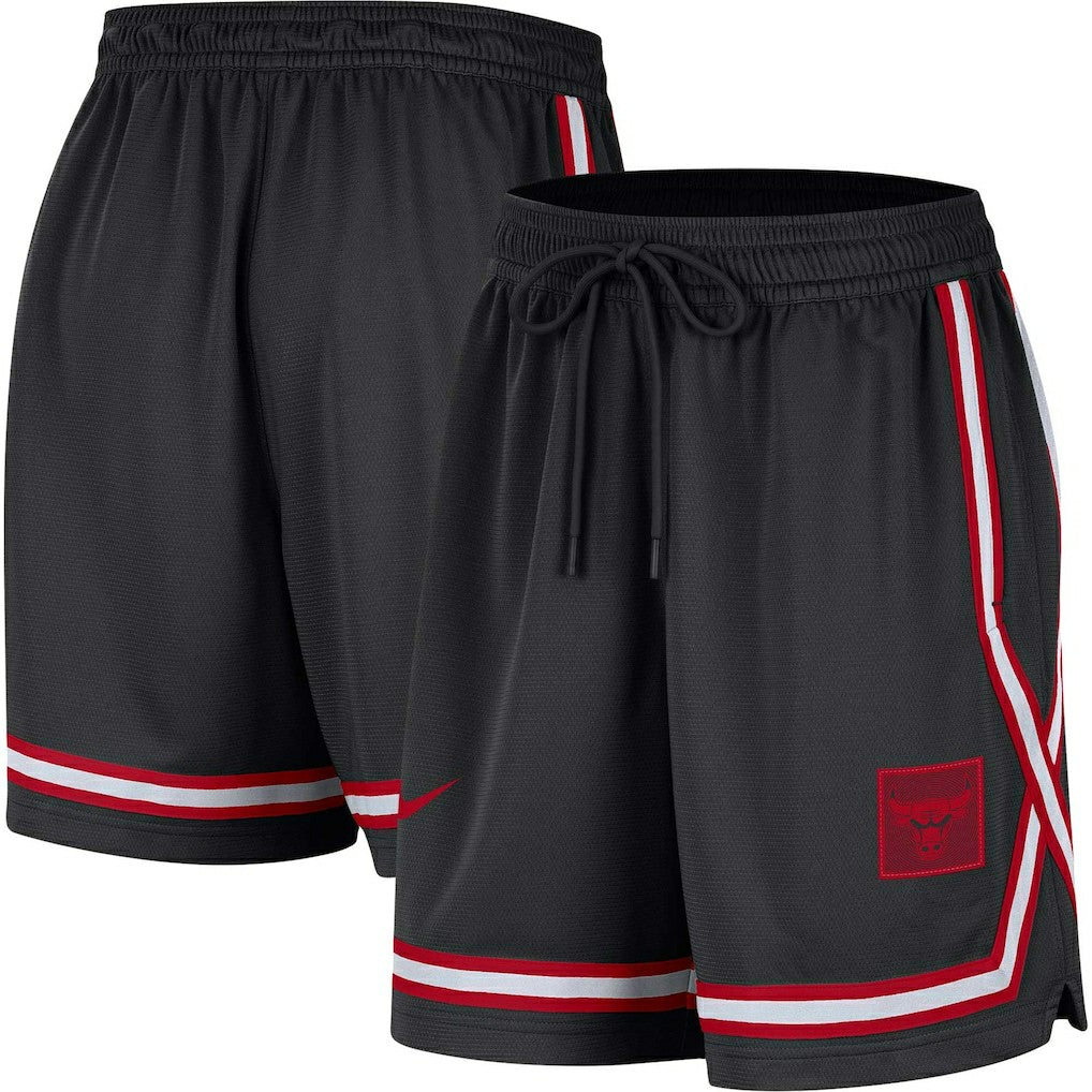 Chicago Bulls Women's Sideline Fly Crossover Performance Shorts New