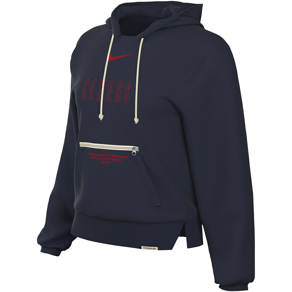 Philadelphia 76ers Women's Courtside Standard Issue Performance Pullover Hoodie Outlet