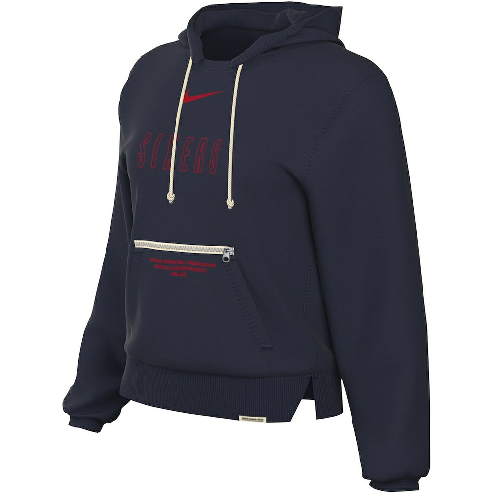 Philadelphia 76ers Women's Courtside Standard Issue Performance Pullover Hoodie Outlet