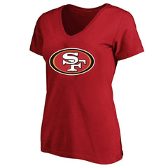 San Francisco 49ers  Christian McCaffrey  Women's Plus Size Fair Catch Name & Number Scoop Neck T-Shirt