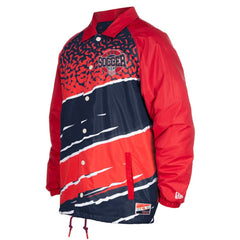 USMNT 5th & Ocean by New Era Throwback Coaches Raglan Full-Snap Jacket Navy - New Era