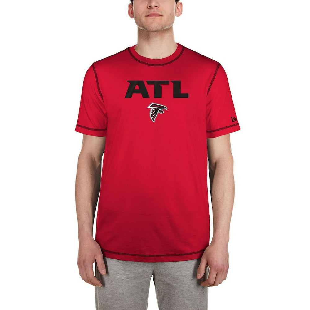 Atlanta Falcons New Era Third Down Puff Print T-Shirt