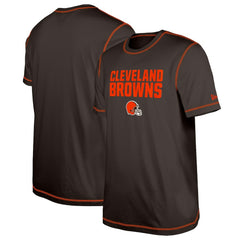 Cleveland Browns New Era Third Down Puff Print T-Shirt