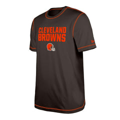 Cleveland Browns New Era Third Down Puff Print T-Shirt