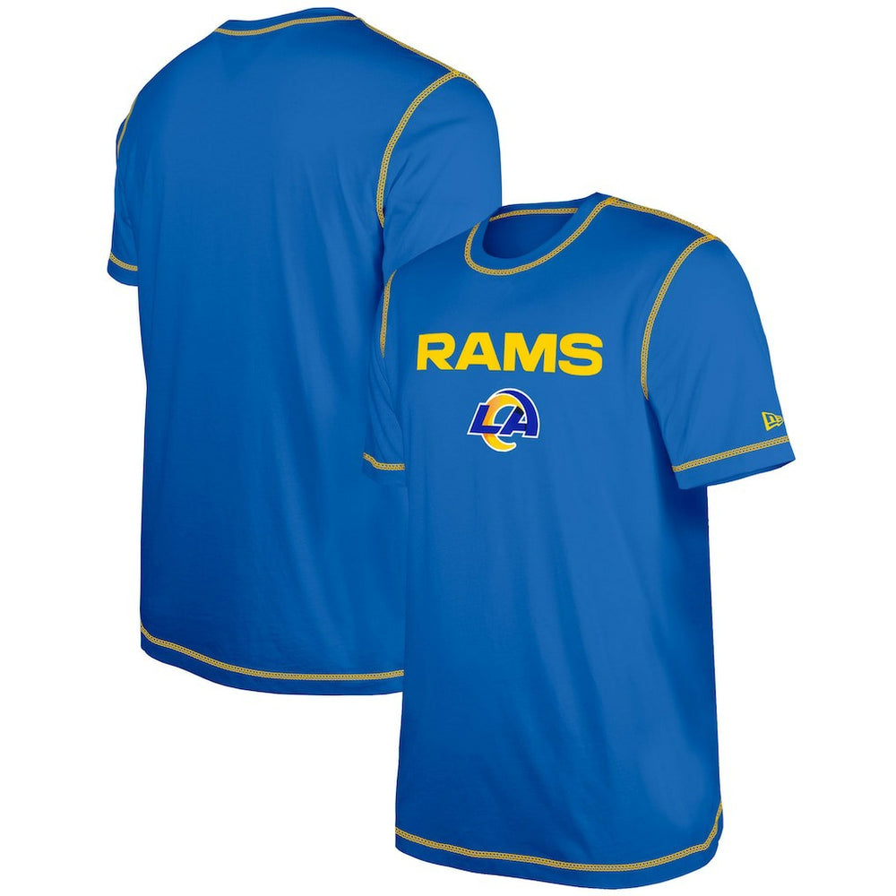 Los Angeles Rams New Era Third Down Puff Print T-Shirt