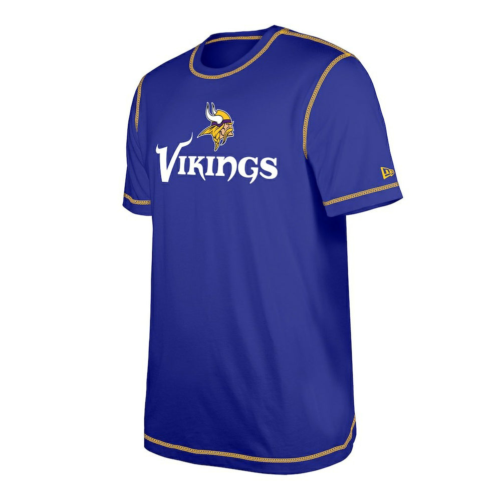 Minnesota Vikings New Era Third Down Puff Print T-Shirt