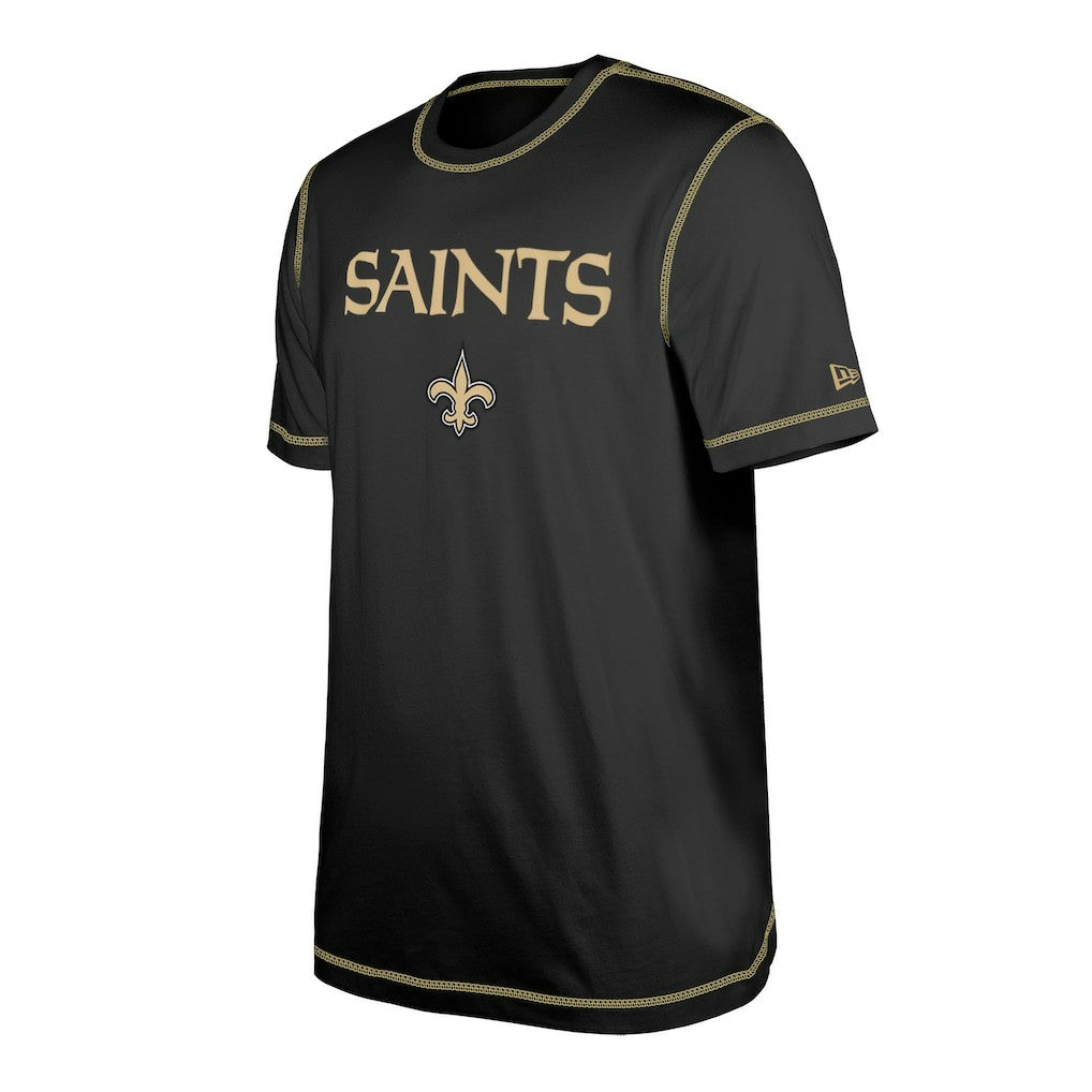 New Orleans Saints New Era Third Down Puff Print T-Shirt