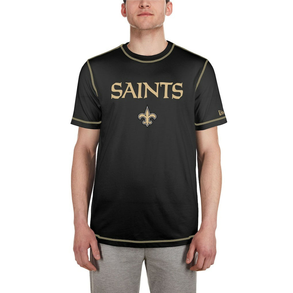 New Orleans Saints New Era Third Down Puff Print T-Shirt