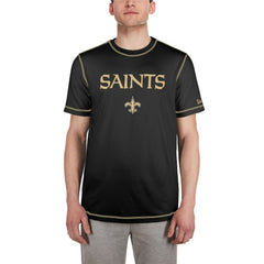New Orleans Saints New Era Third Down Puff Print T-Shirt