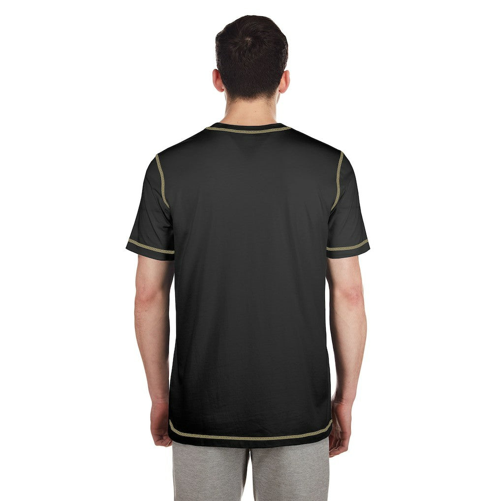 New Orleans Saints New Era Third Down Puff Print T-Shirt