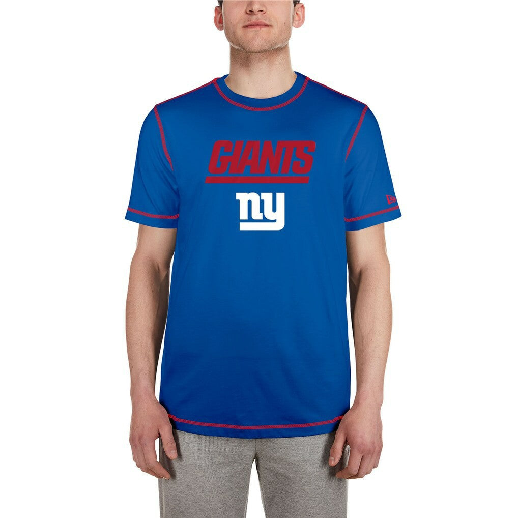 New York Giants New Era Third Down Puff Print T-Shirt