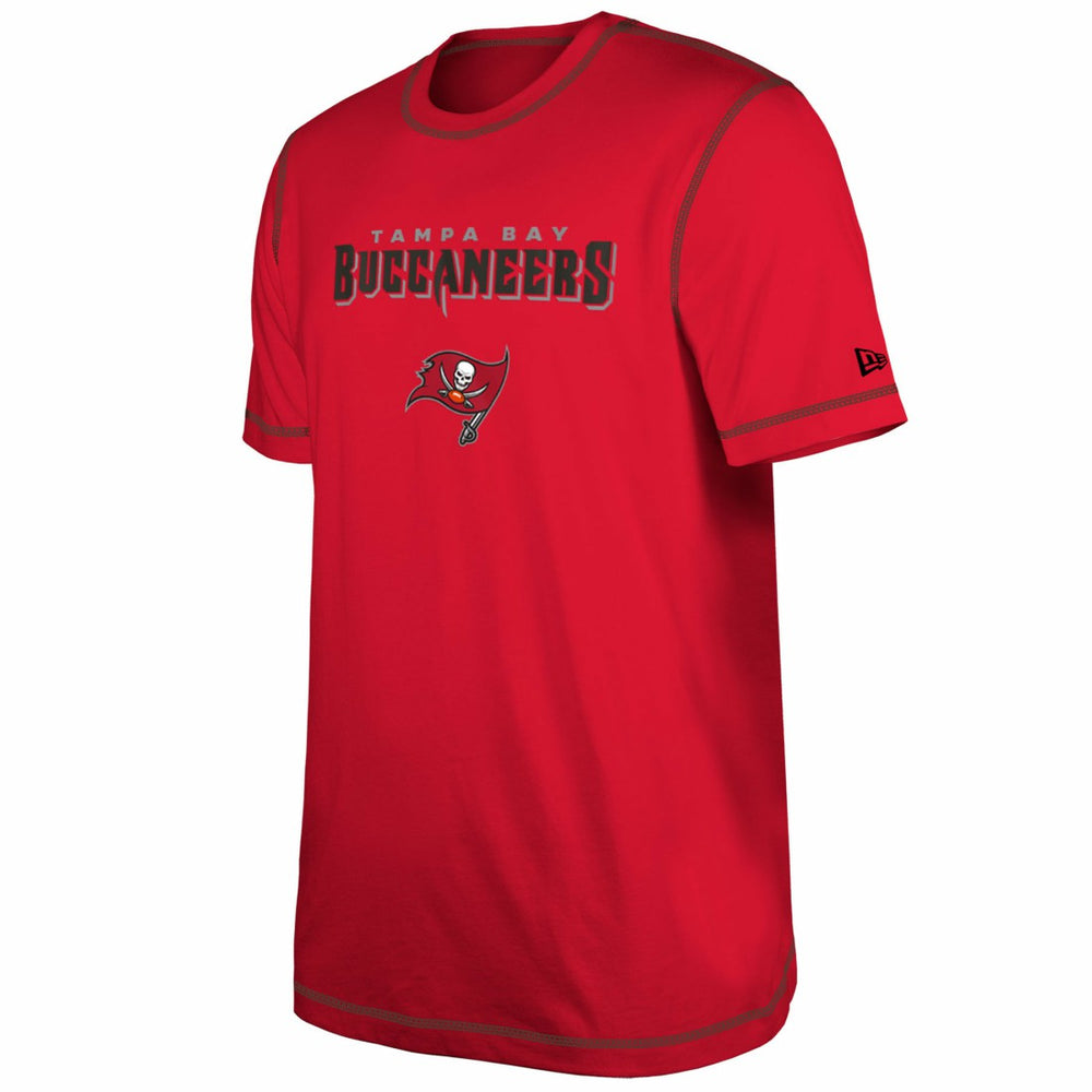 Tampa Bay Buccaneers New Era Third Down Puff Print T-Shirt