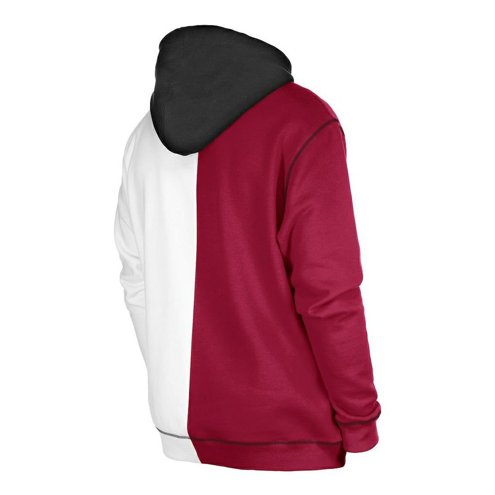 Washington Commanders New Era Third Down Split Raglan Pullover Hoodie