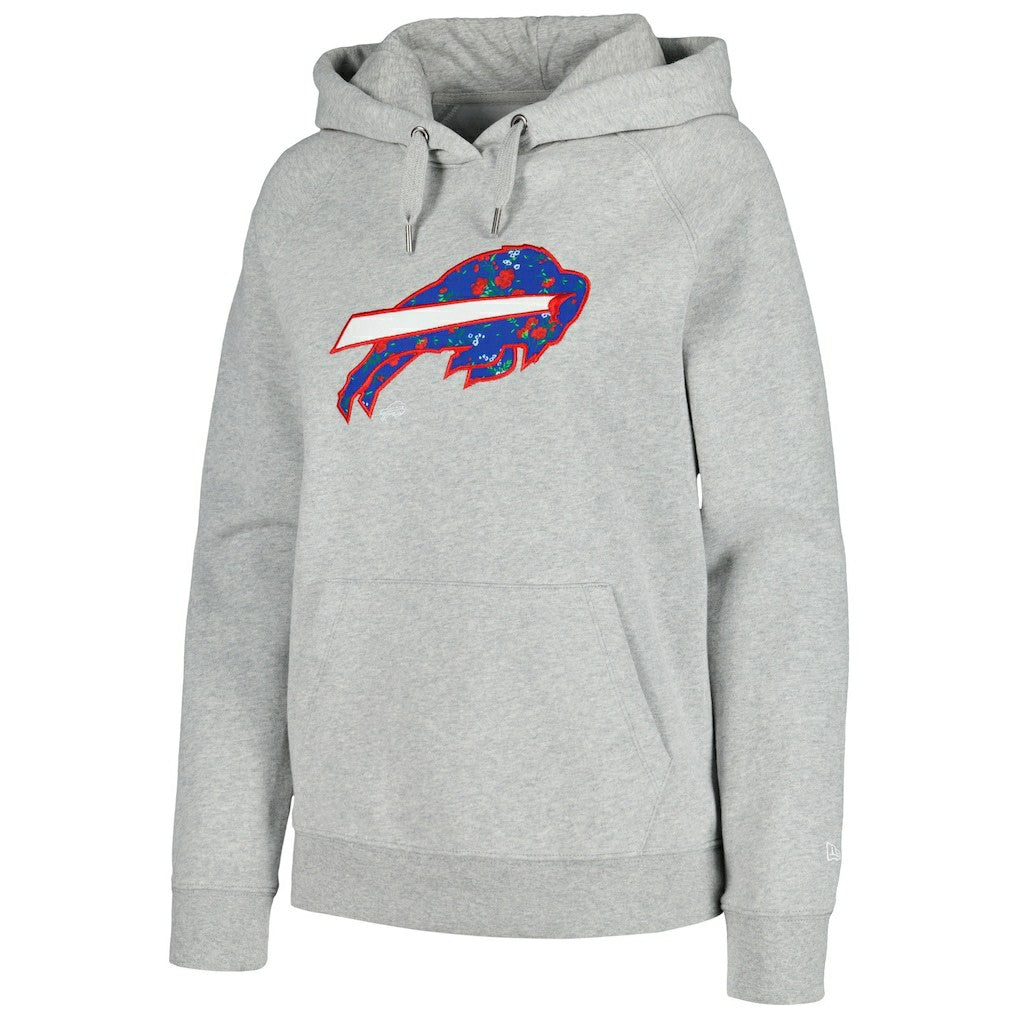 Buffalo Bills New Era Women's Floral Raglan Pullover Hoodie